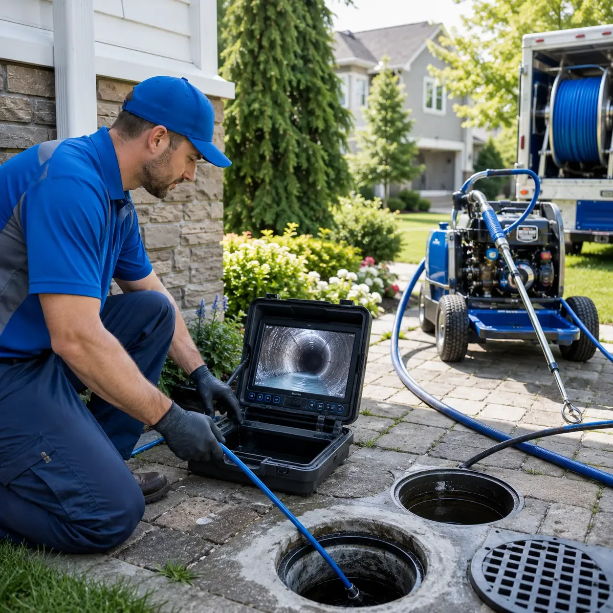 Outdoor drain cleaning professionals serving Strunk, KY