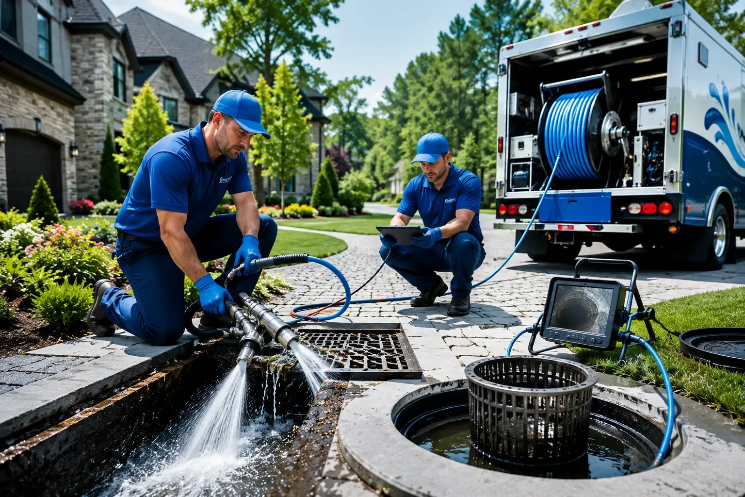 Local outdoor drain cleaning professionals in Strunk, KY